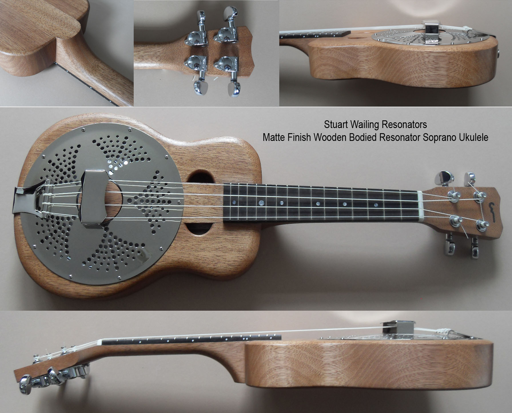Stuart Wailing Resonator Ukulele